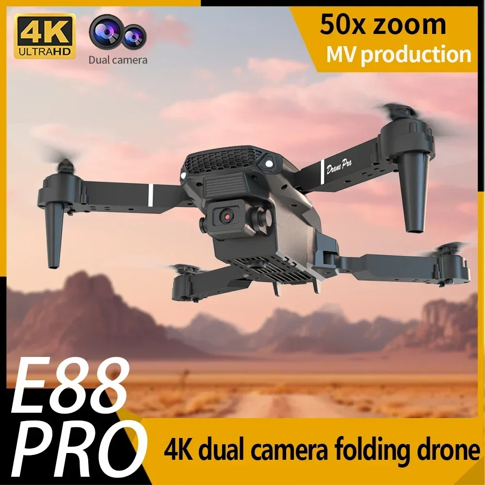 Складной мини-дрон E88 с камер – обзор и цена Drone Kit Tricopter